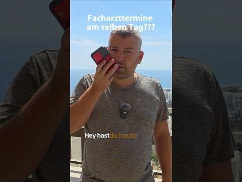Dein Zahn macht Ärger, du rufst beim Arzt an und er vertröstet dich...